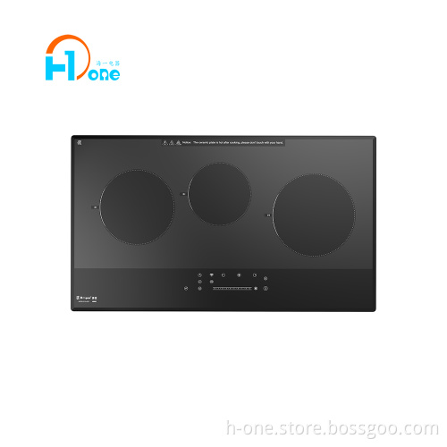 78CM Smart WiFi Control Tuya App 6900W 3 Burners 220V Built-in Hybrid Cooker